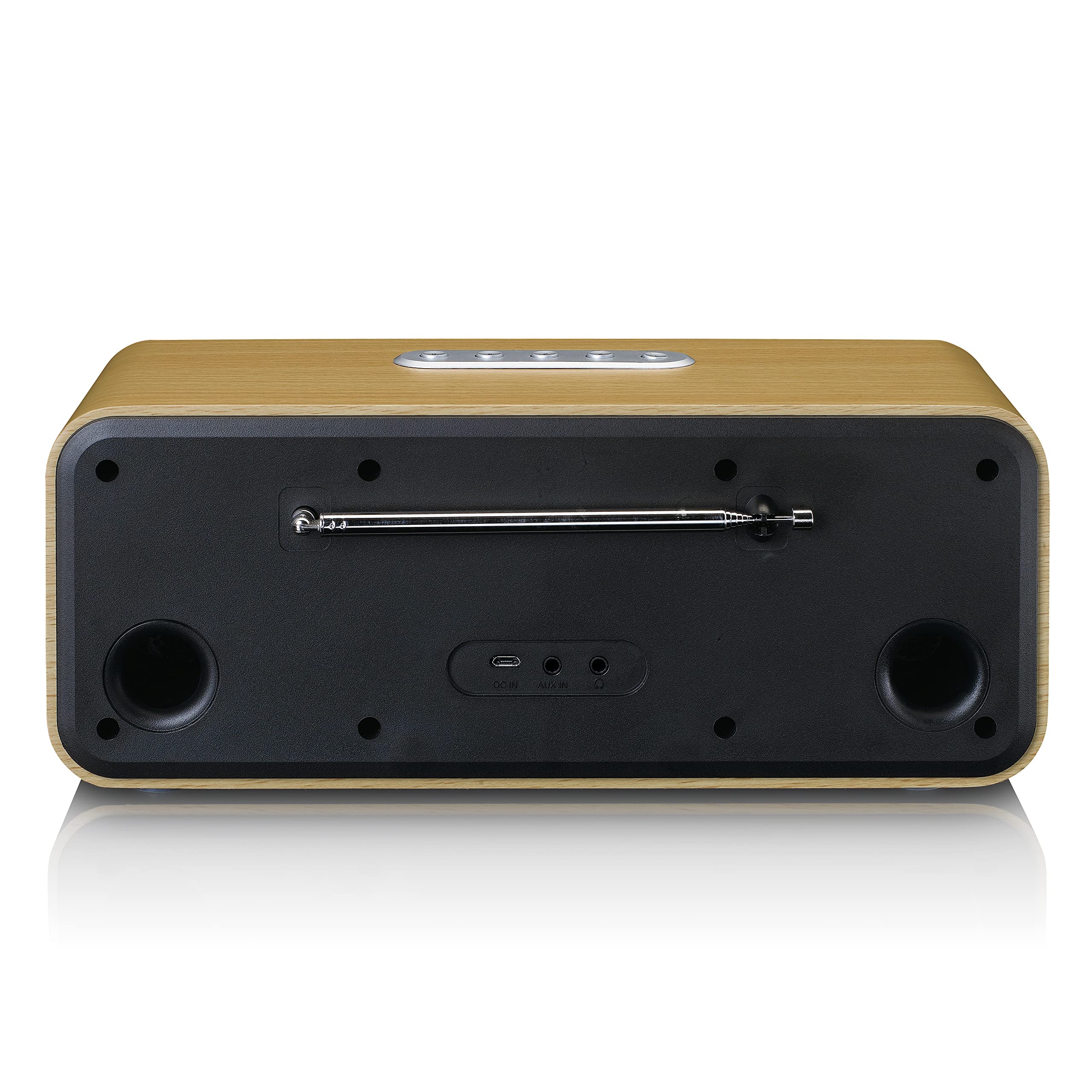 Lenco DIR-141 radio internetowe – DAB+ – Bluetooth – połączenie Wi-Fi – dwa czasy budzenia – 2 x 5 W RMS – Spotify Connect – drewno