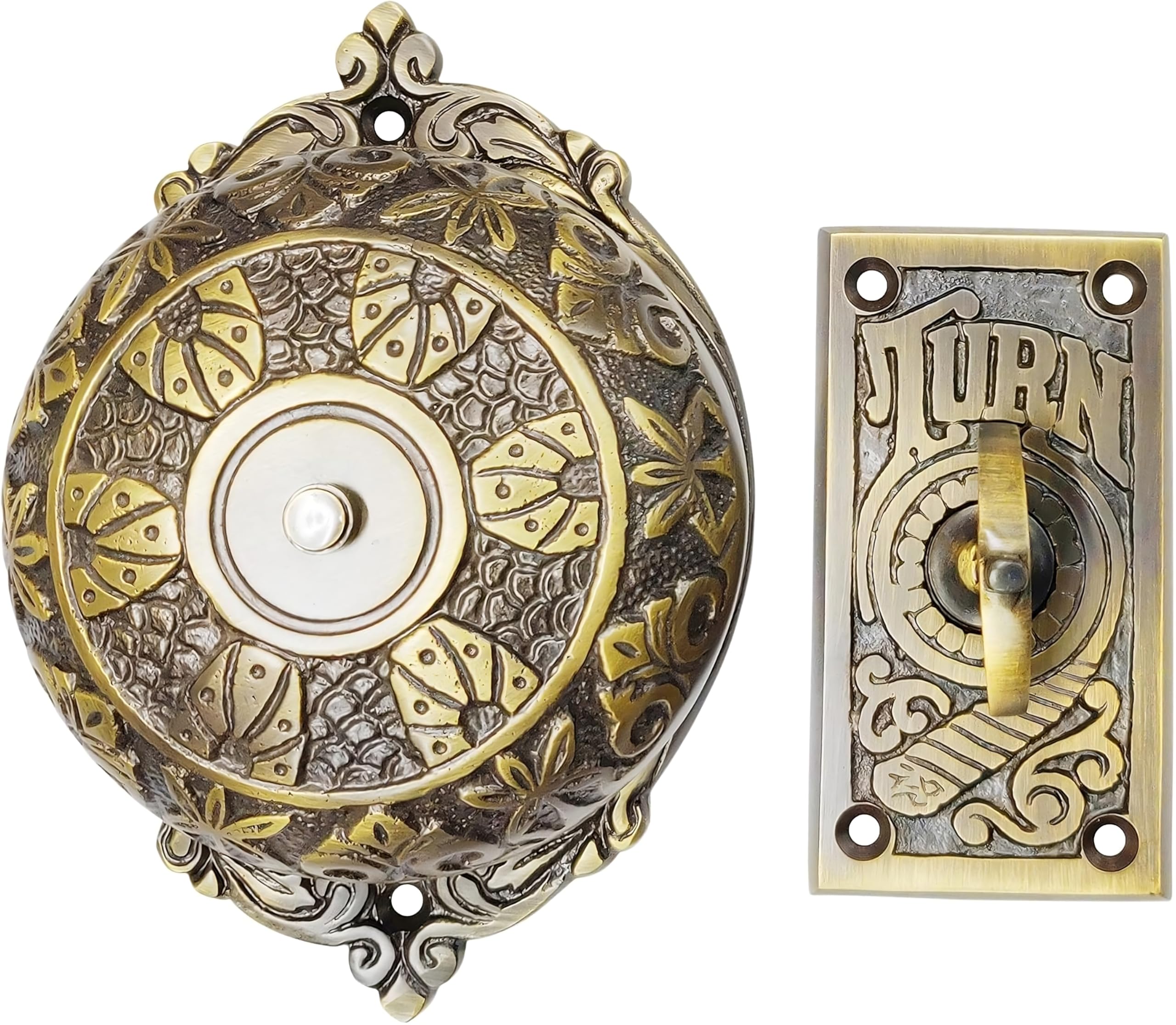 A29 Vintage Doorbell – Victorian Twist Old Fashioned Door Bell