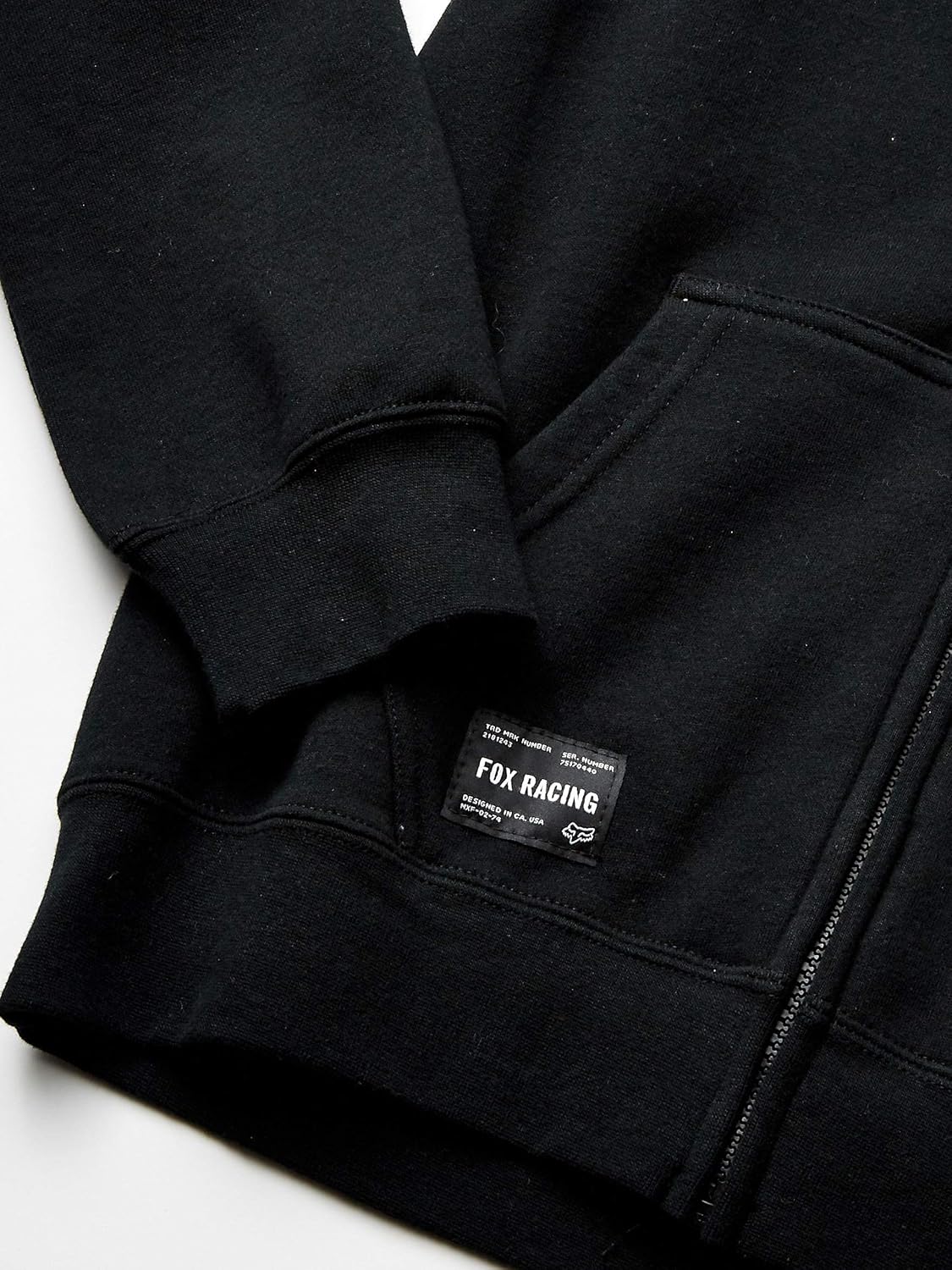 Fox Racing Men's Destrakt Zip Fleece Small Black