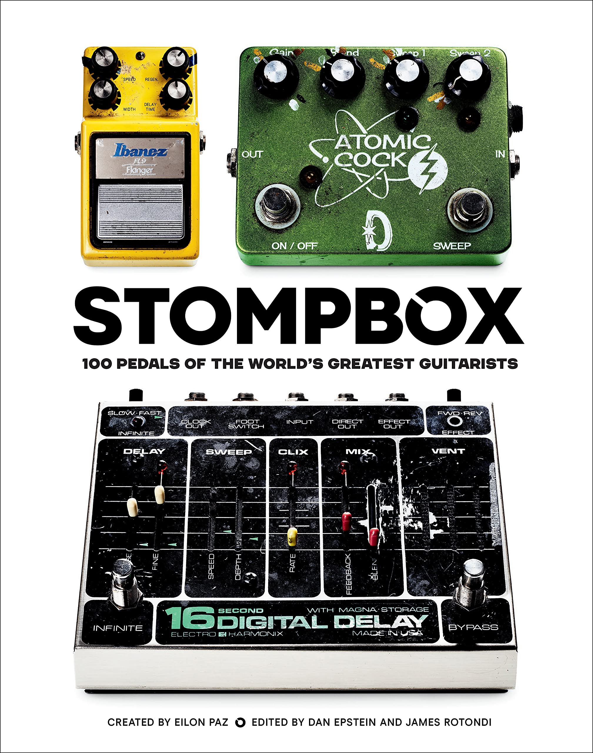 Stompbox 100 Pedals livre guitare électrique effets vintage de collection