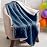 CREVENT Cozy Soft and Warm Sherpa Baby Blanket for Infant Toddler\'s Crib Cot Stroller Gift for Baby Girls All Season Use(30X40 Navy Dot)