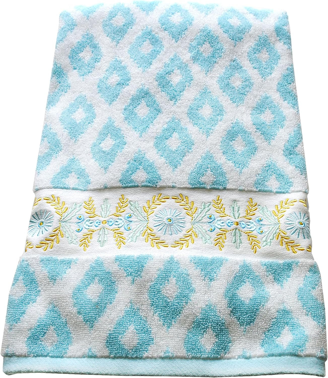Dena Diamond Jacquard Bath Towel Home & Kitchen
