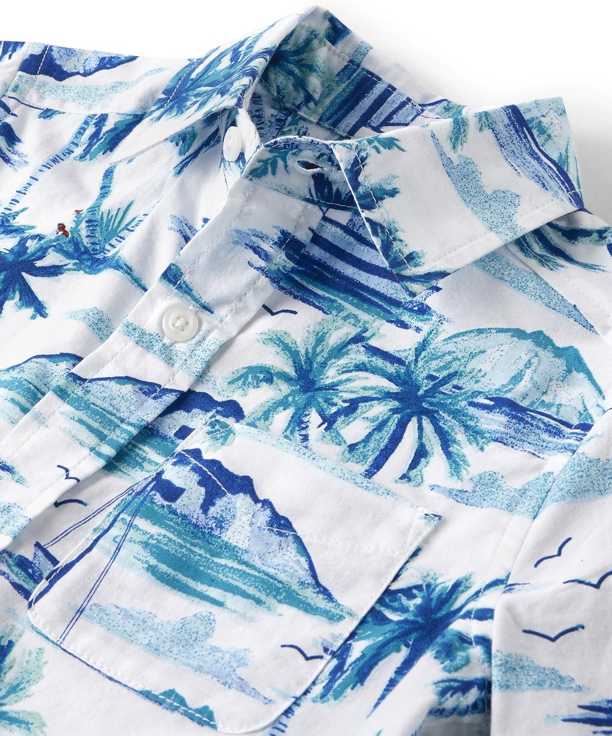 The Children's Place boys Short Sleeve Button Up Shirt