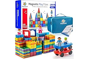 Magbrix: Unlock Limitless Creativity with 125 Magnetic Tiles