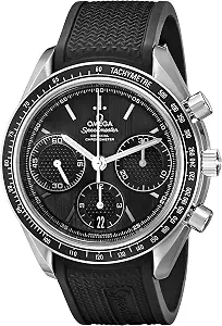 Omega Men's Speed Master Automatic Self-Wind, Black