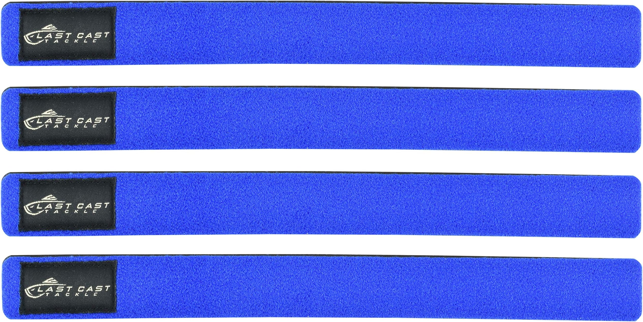 Foam Padded Stretch Fishing Rod Strap Wrap - 4 Pack #6100