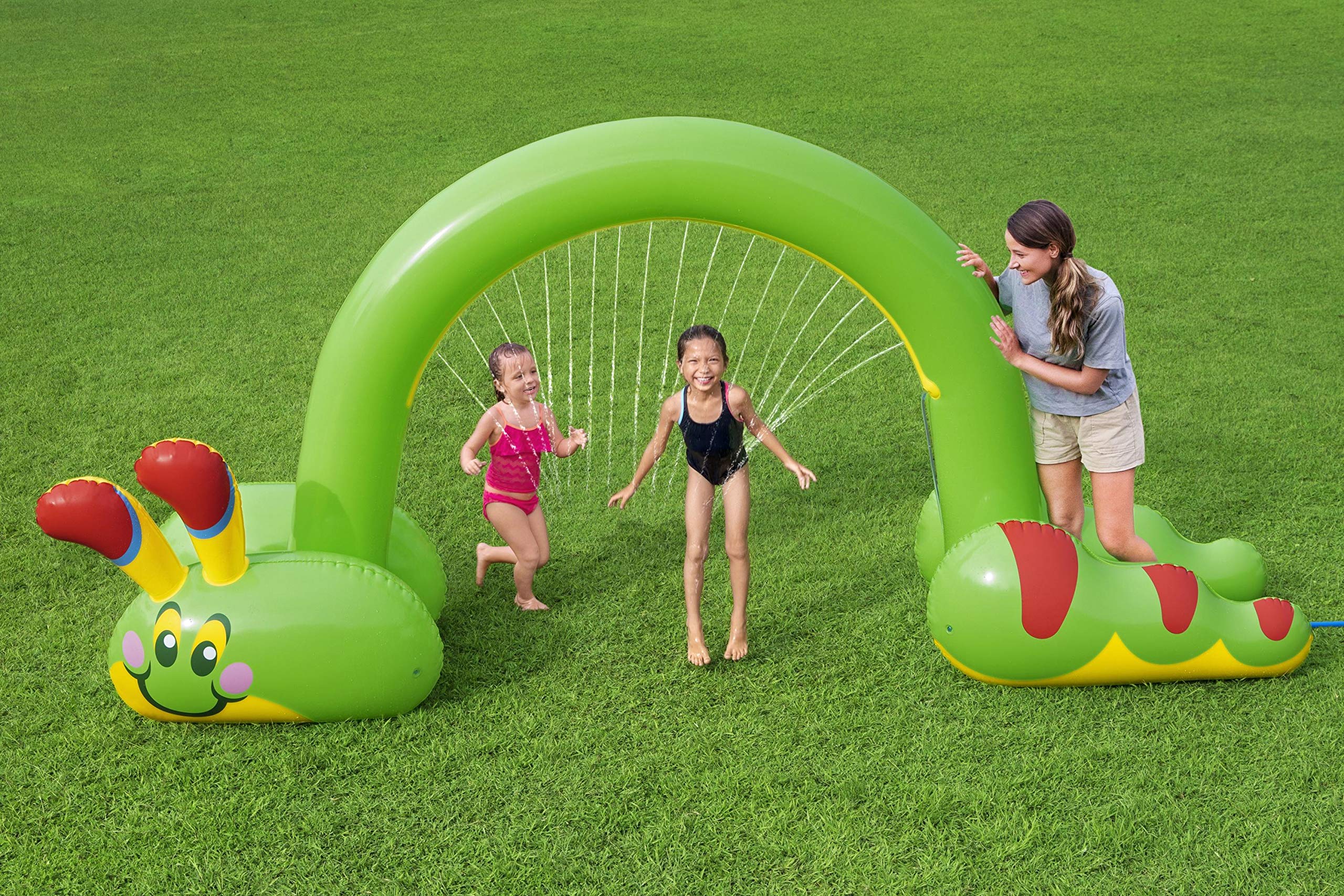 Bestway Jumbo Wassersprinkler, Raupe, 338 x 110 x 188 cm