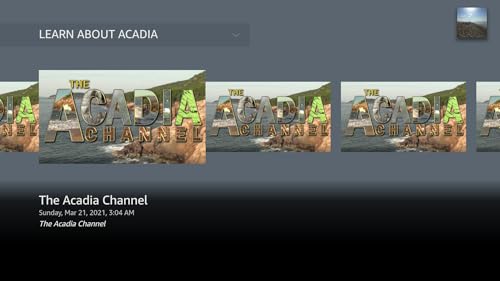 The Acadia Channel