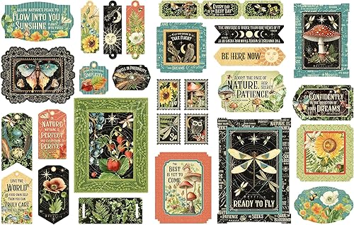 Miniatura 3 de Graphic 45 Life is Abundant - 8x8 Paper Pack, Ephemera Die-Cuts, Tags & Frames