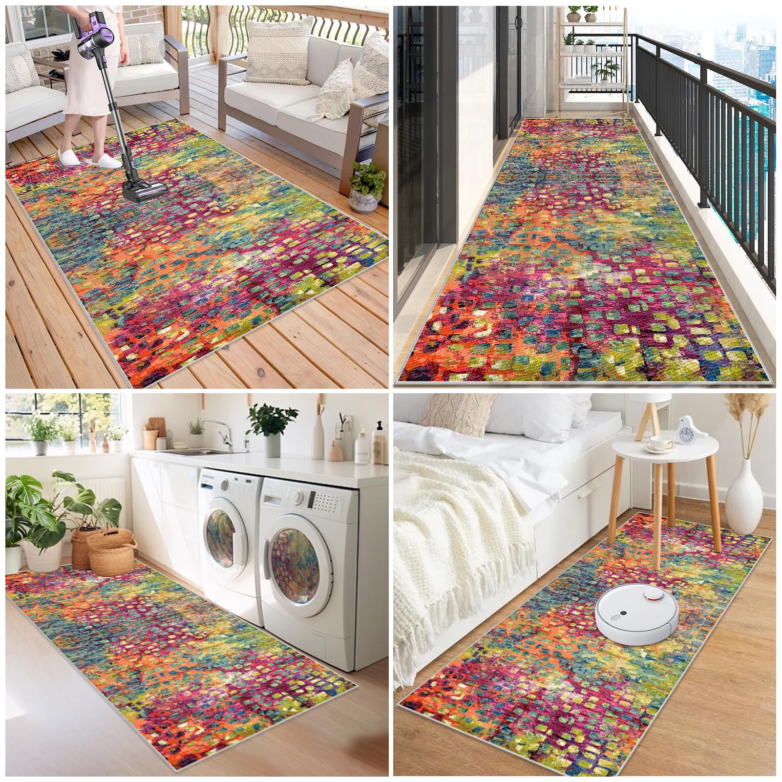 Bieżnik na korytarz, 40 x 250 cm, chodnik kuchenny, na korytarz, antypoślizgowy, długi, zmywalny, chodnik kuchenny, do przedpokoju, wąskich dywanów, chłonny dywan podłogowy do kuchni, sypialni, salonu