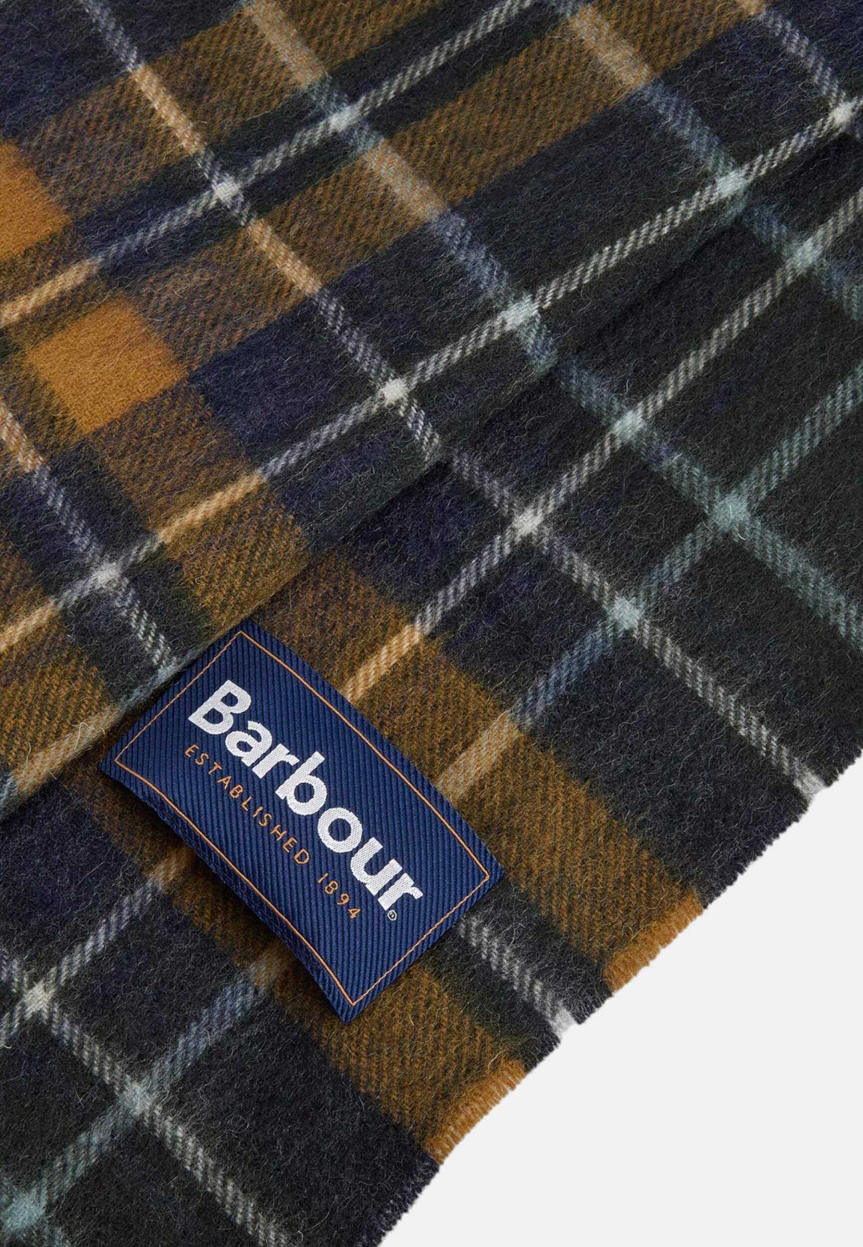 Barbour Scarf Forest/bronze Brown 2MUSC0137 FOREST/BRONZE BROWN TU