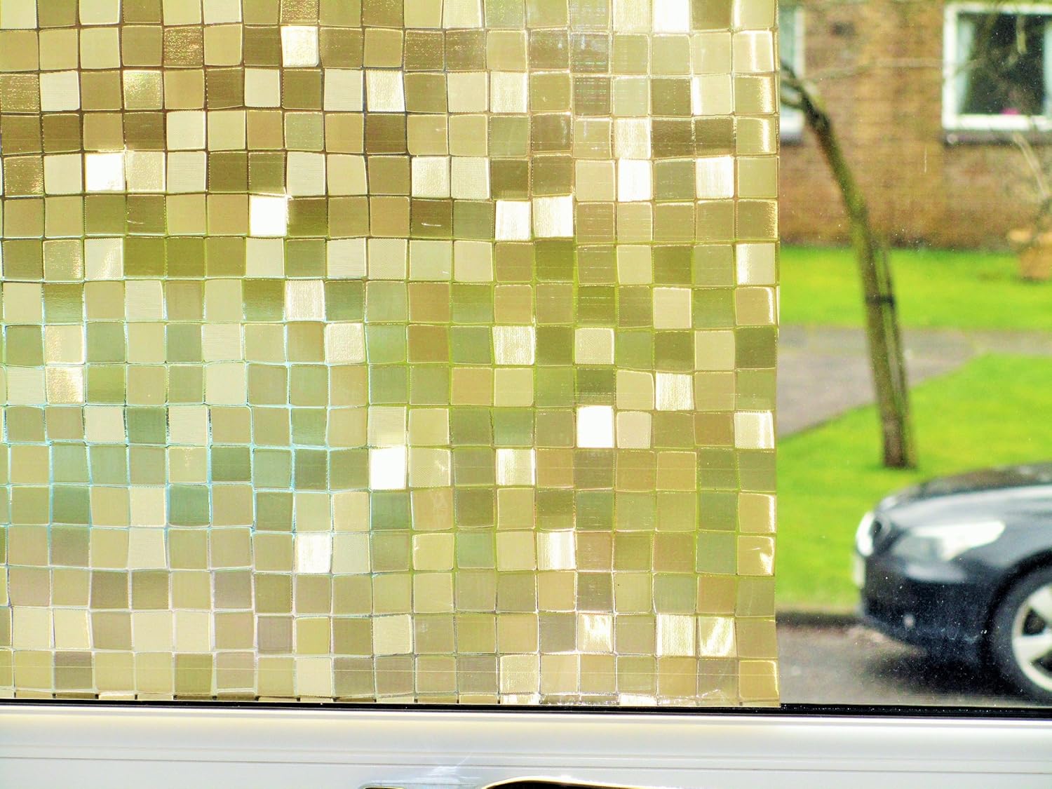 REUSABLE, Static Decorative Frosted Window Vinyl Cling Film