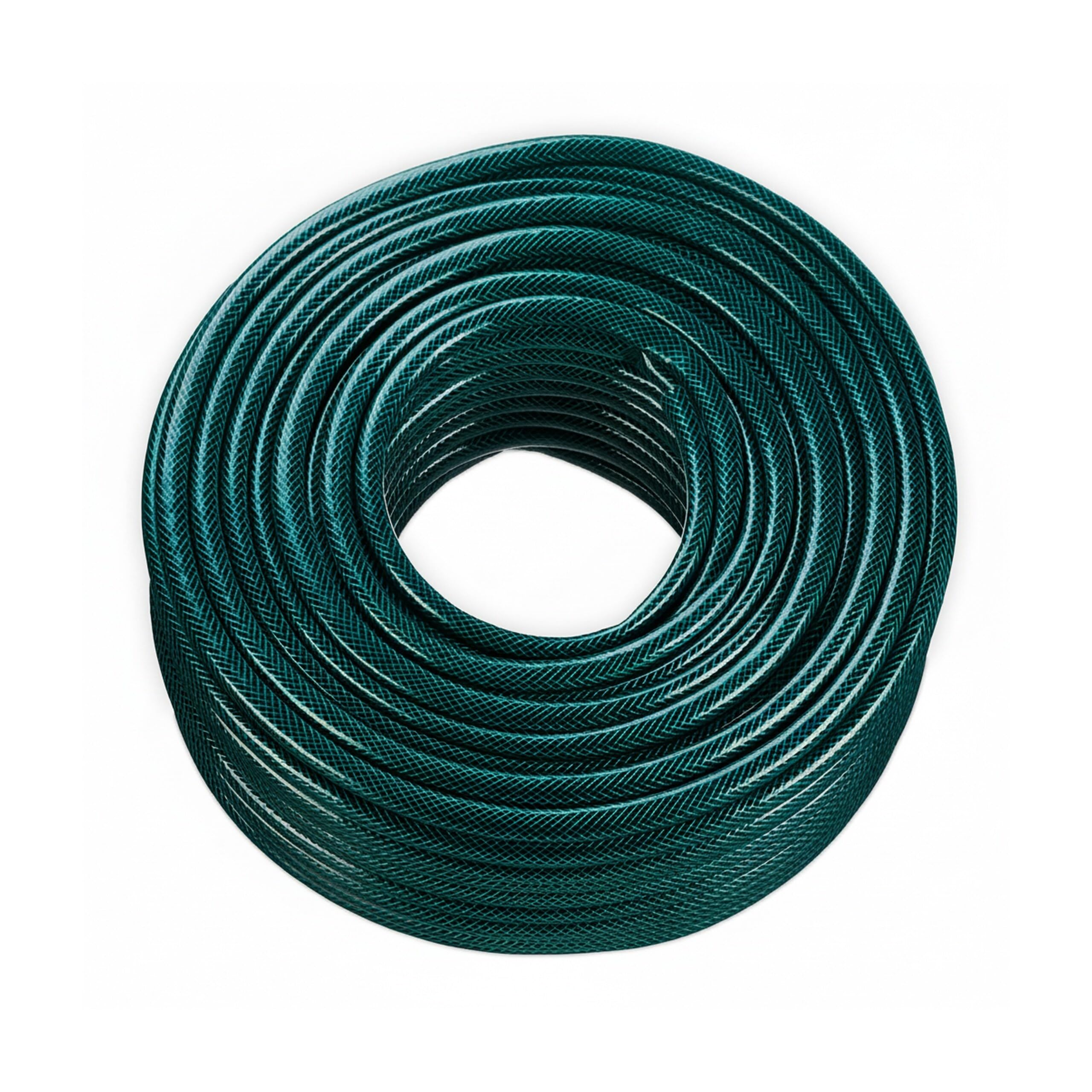 Relaxdays Tuyau d’arrosage Pratique de Longueur 70 m, 1/2 Pouces, pour Surfaces de Gazon et parterres, Vert foncé