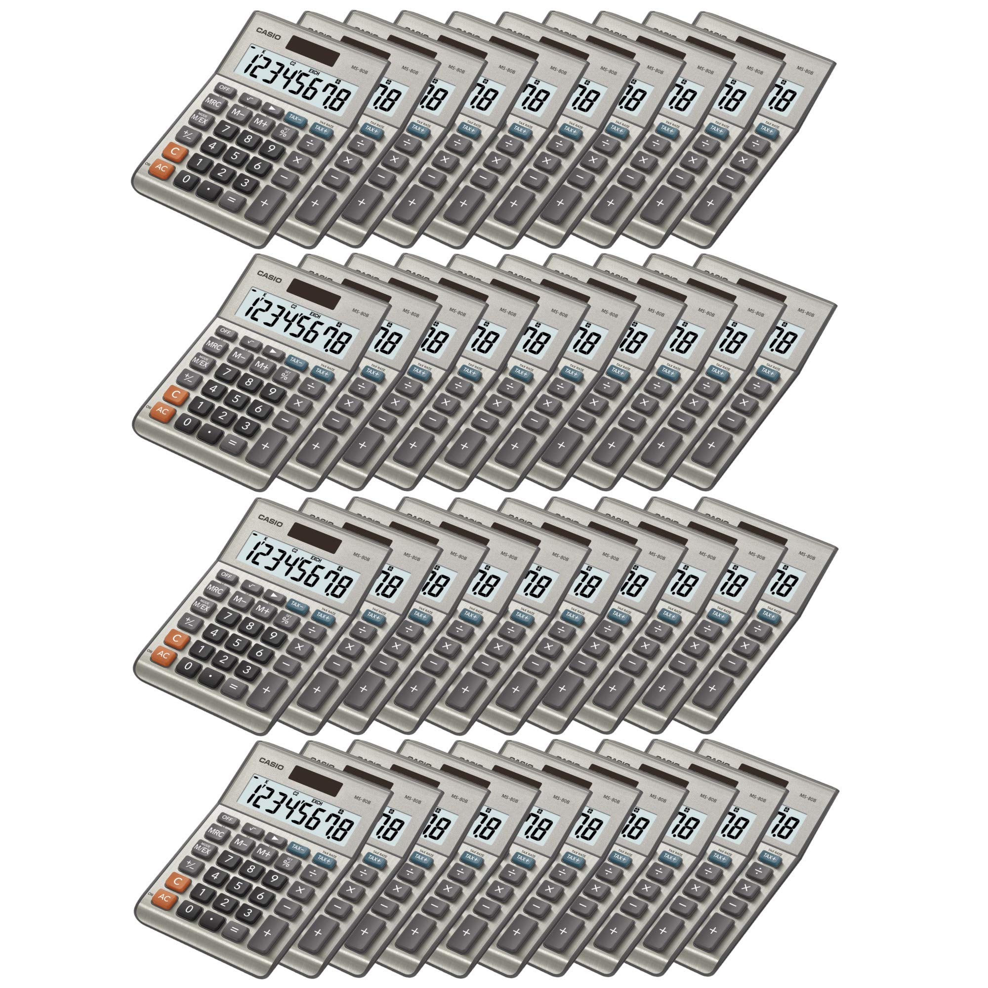 MS-80B Standard Function Desktop Calculator / 40 Calculators