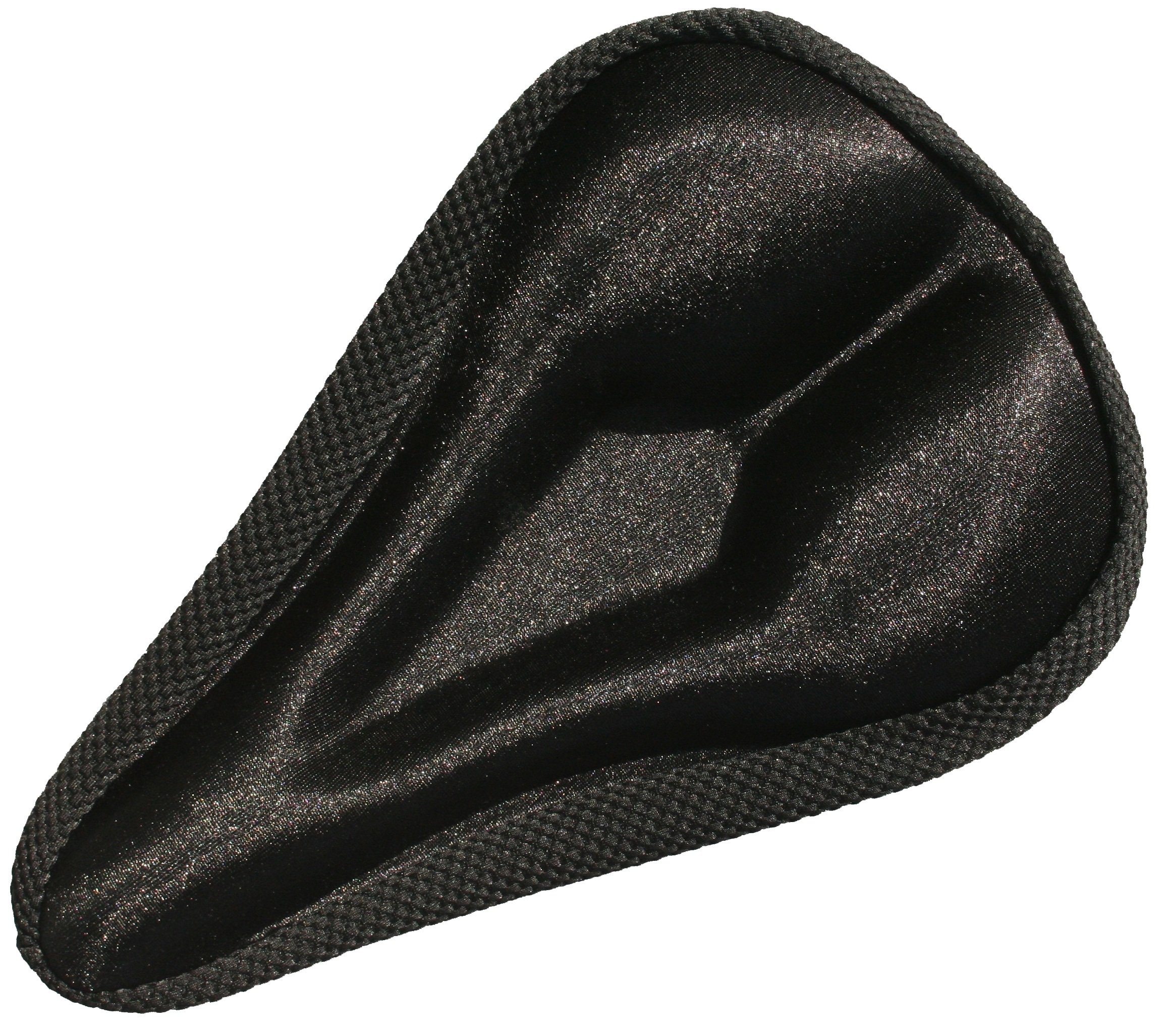 Kamay's Gel Bike Seat Cover 3D Thicker Silicone Cushion Bicycle Seat Cover Extra Soft Bike Saddle Cover Cushion for Mountain Bike Seats and Indoor Spinning Black(28x19cm/11x7.5inch)