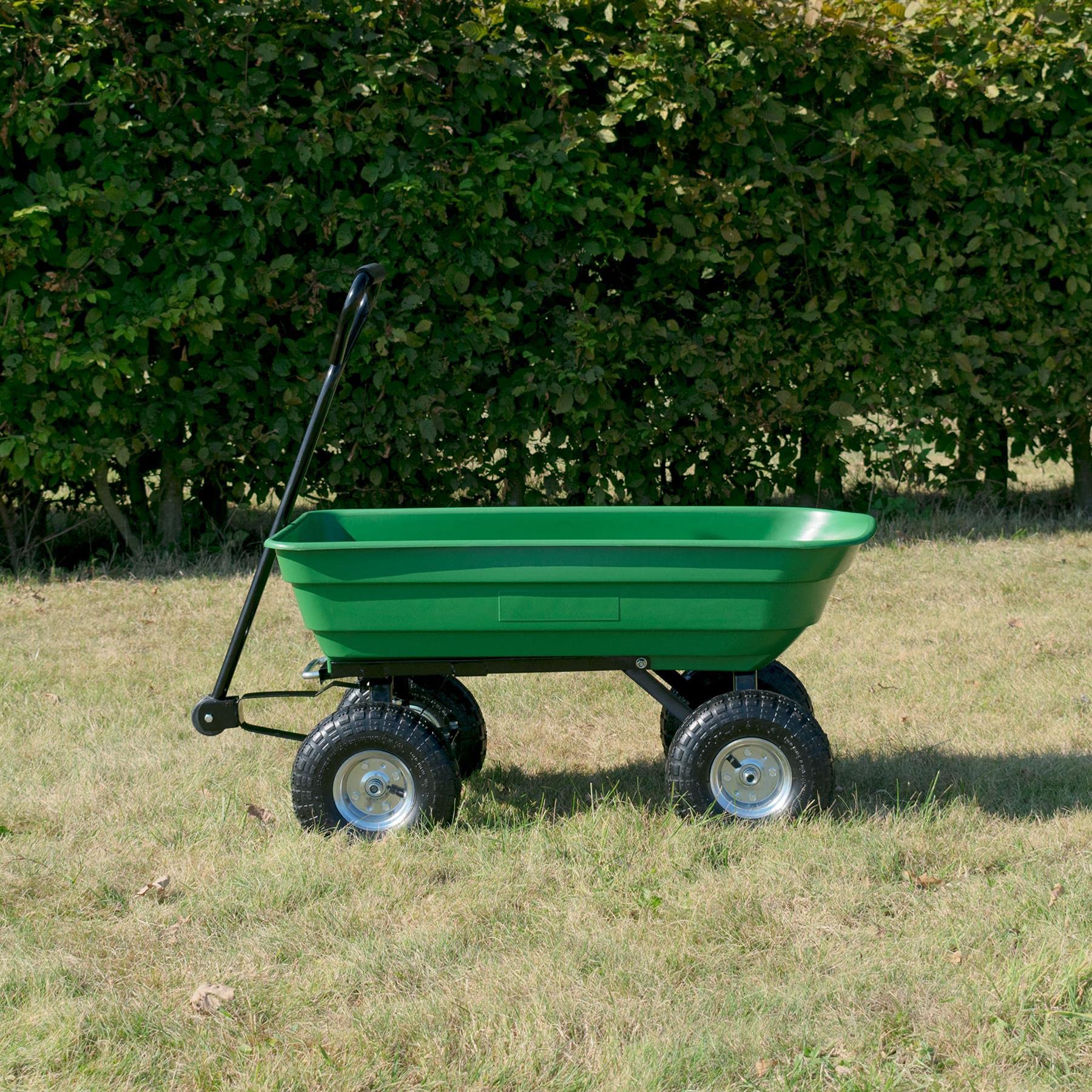 KCT 75 Litre Garden Trolley Tipper Cart with Soft Grip Handle Buy