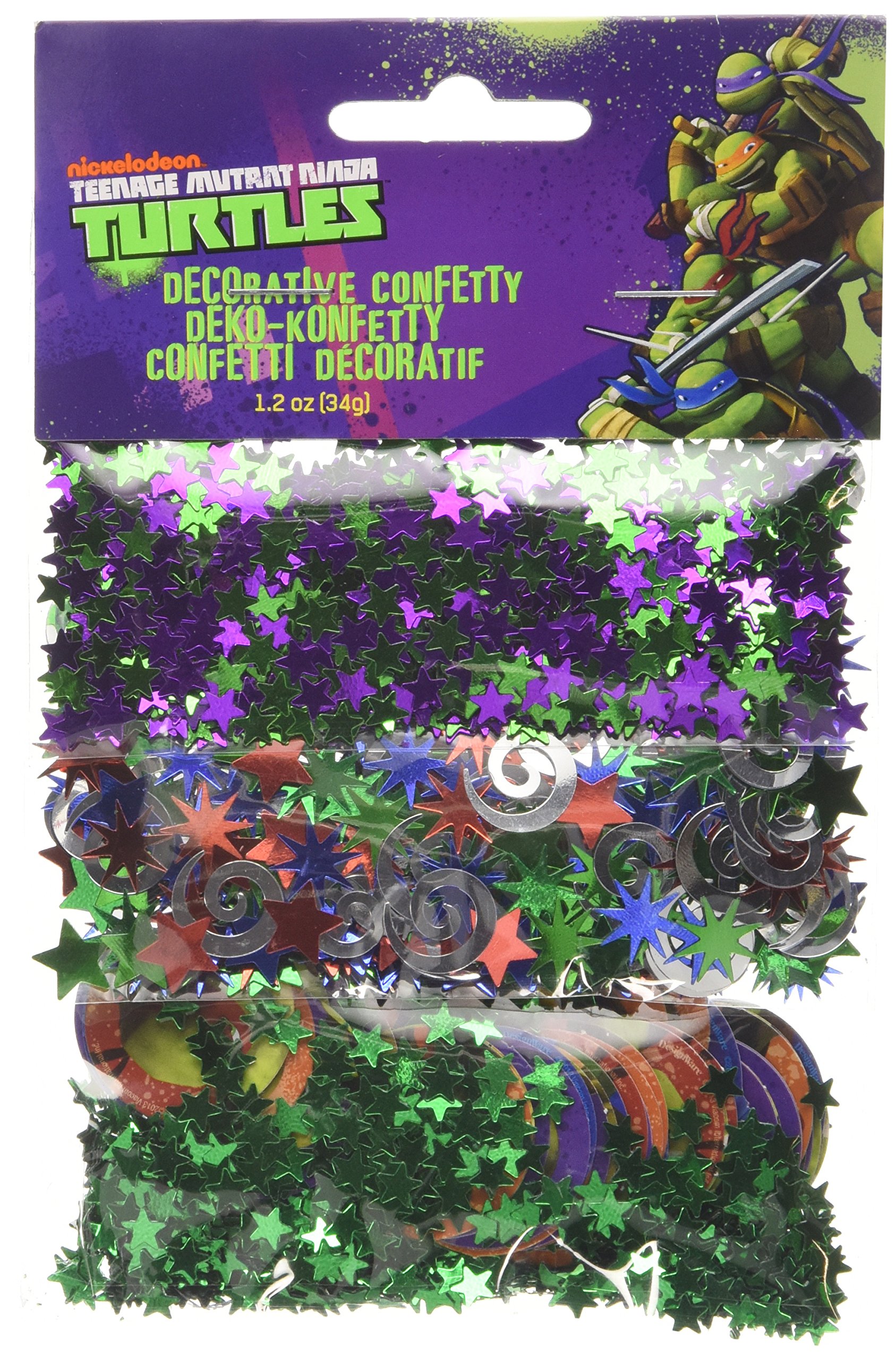 amscan Teenage Mutant Ninja Turtle 3-Confetti Packs