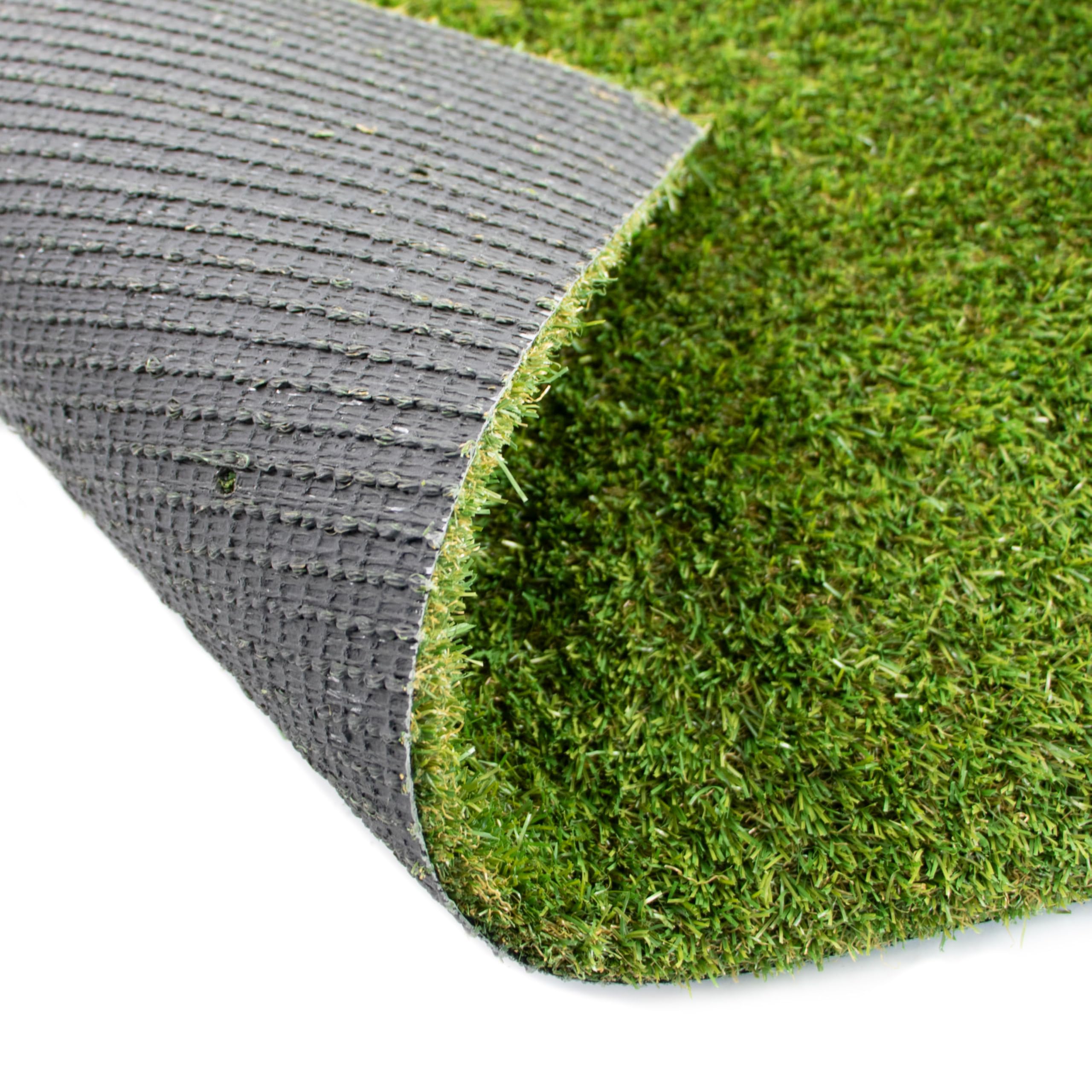 Primaflor Kunstrasen Korsika | 1 - MUSTERSTÜCK | Grün | 30 mm hoch | UV-stabil | wetterfest | wasserdurchlässiger Rasenteppich | Outdoor Bodenbelag für Balkon Terrasse Garten