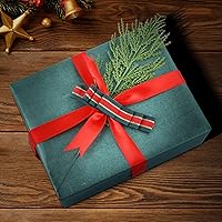 Vista 5 de Hananona 40 Piezas Púas de Cedro Artificial Ramas de Cedro Falsas Tallos de Ciprés Falsos Verdor de Pino de Plástico Púas y Aerosoles de Navidad