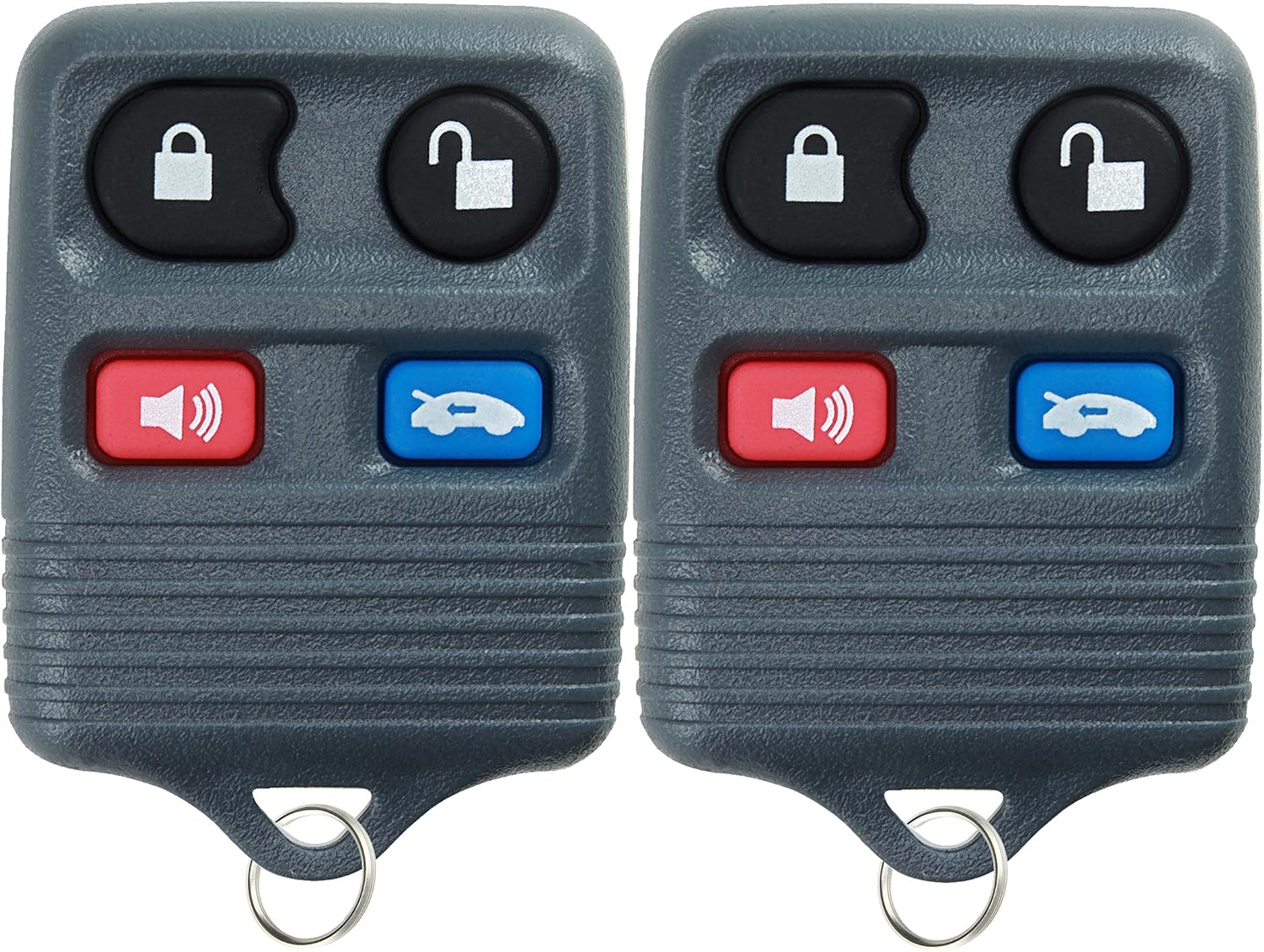 KeylessOption Keyless Entry Remote Control Car Key Fob Replacement for CWTWB1U343, CWTWB1U313 (Pack of 2)