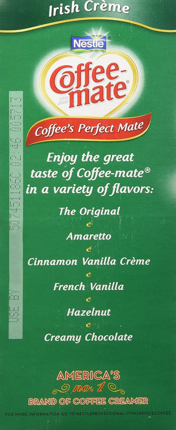Coffee-Mate Irish Creme Liquid Creamer 50 Single Serve 3/8 FL OZ