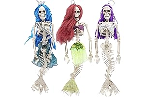 Life Size Skeleton Mermaid Halloween Decorations