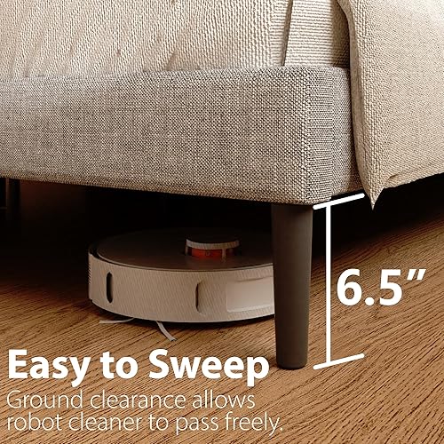 Miniatura 7 de Base de cama tamaño Queen, plataforma tapizada de lino con cabecero, fuerte soporte de listones de madera, base de colchón sin ruido, no necesita