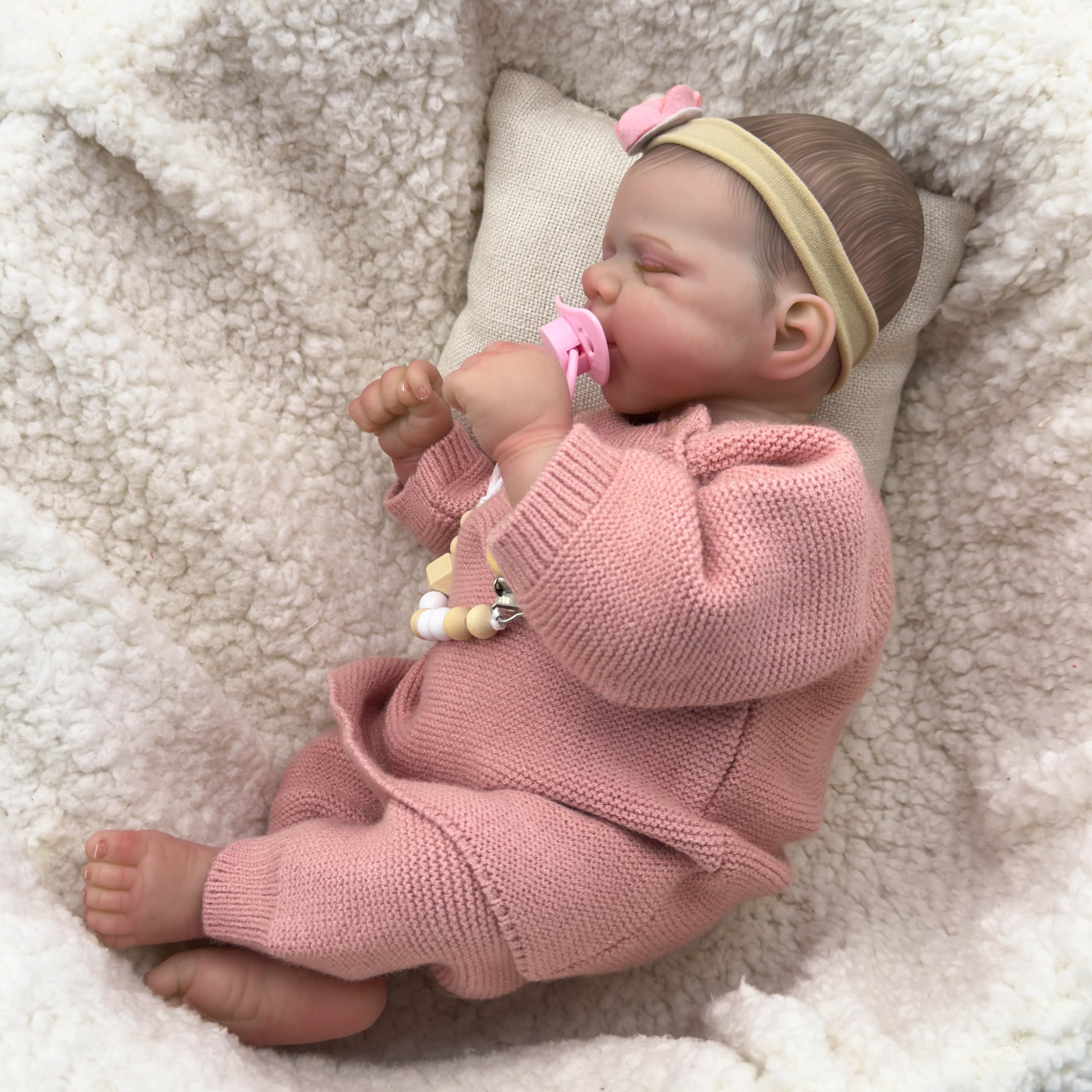 Muñeca Reborn De Silicona Completa 50CM Niña - Bebé Realista Para Coleccionar, Jugar Y Bañar