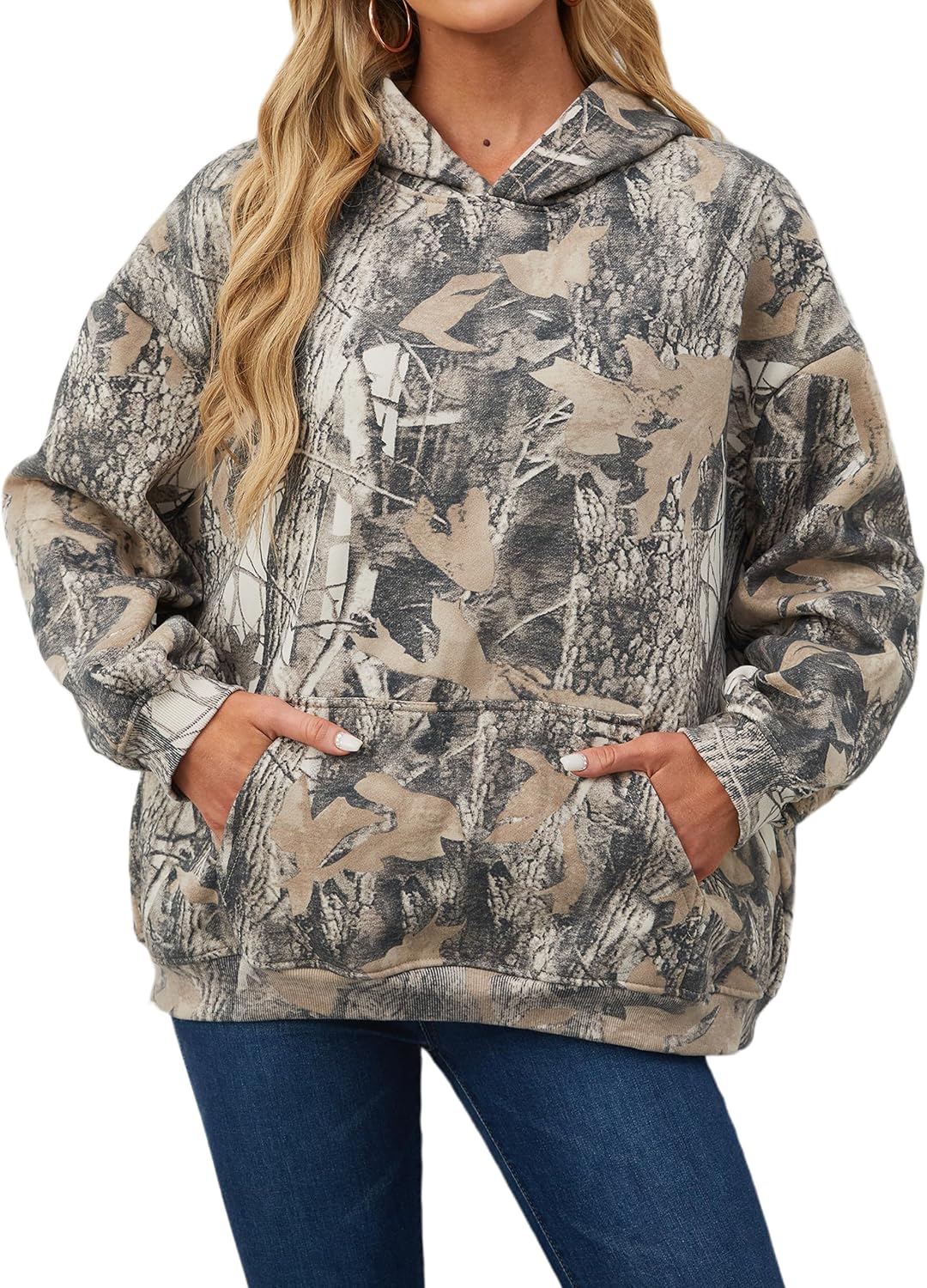 Camo Hoodie Womens Mens Maple Leaf Fleece Hooded Morocco Ubuy