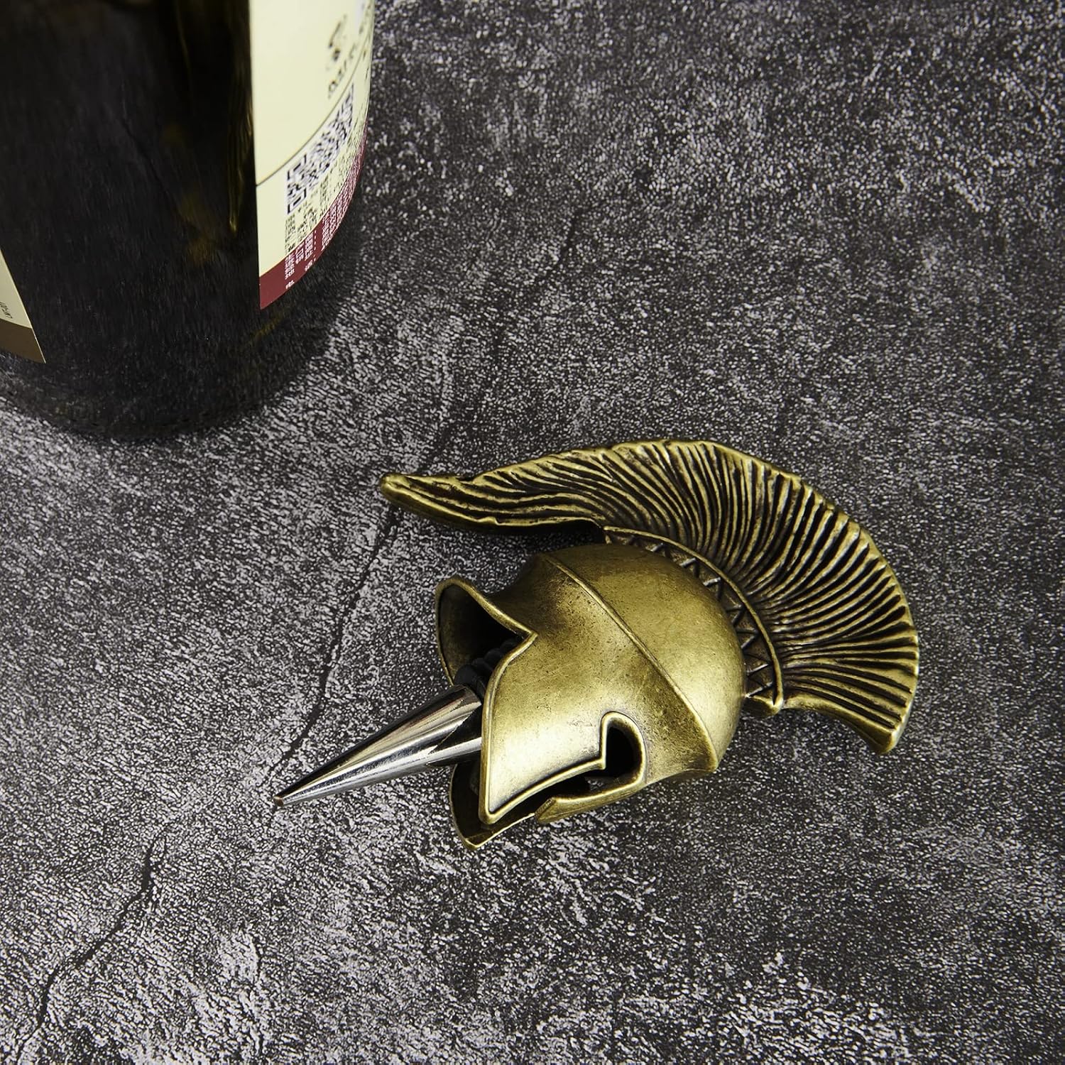 Warrior Helmet ワインボトルストッパー バーテンダー男女用、感謝祭、ハロウィン、クリスマス