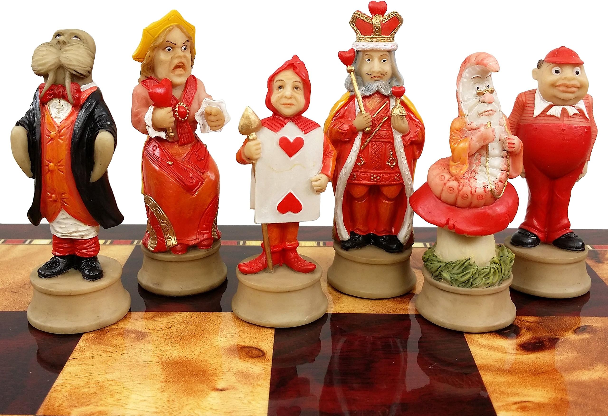 Alice in Wonderland Fantasy Chess Men Set - NO Board
