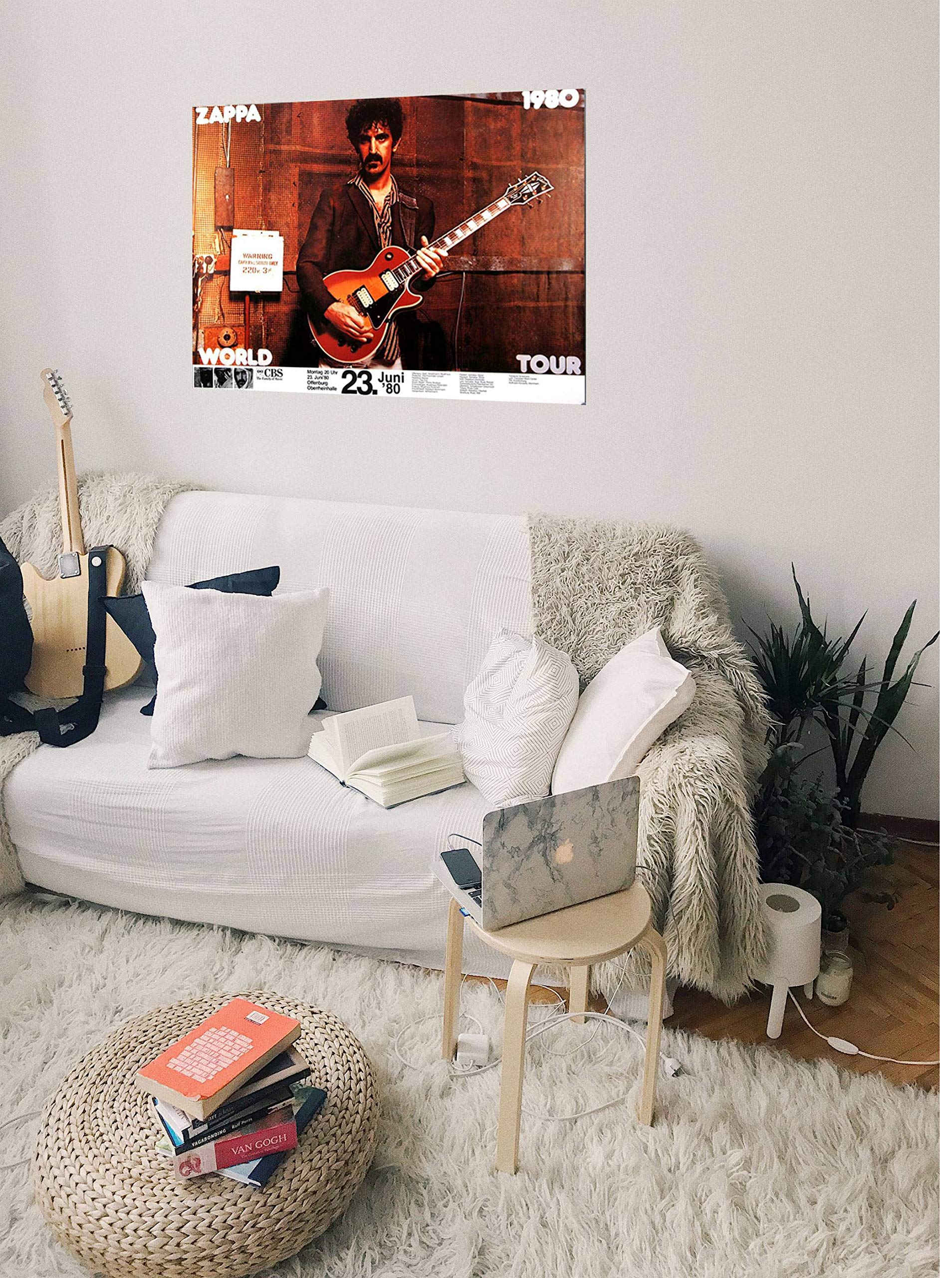 Frank Zappa - Zappa World, Offenburg 1980 » Konzertplakat/Premium Poster | Live Konzert Veranstaltung | DIN A1 «