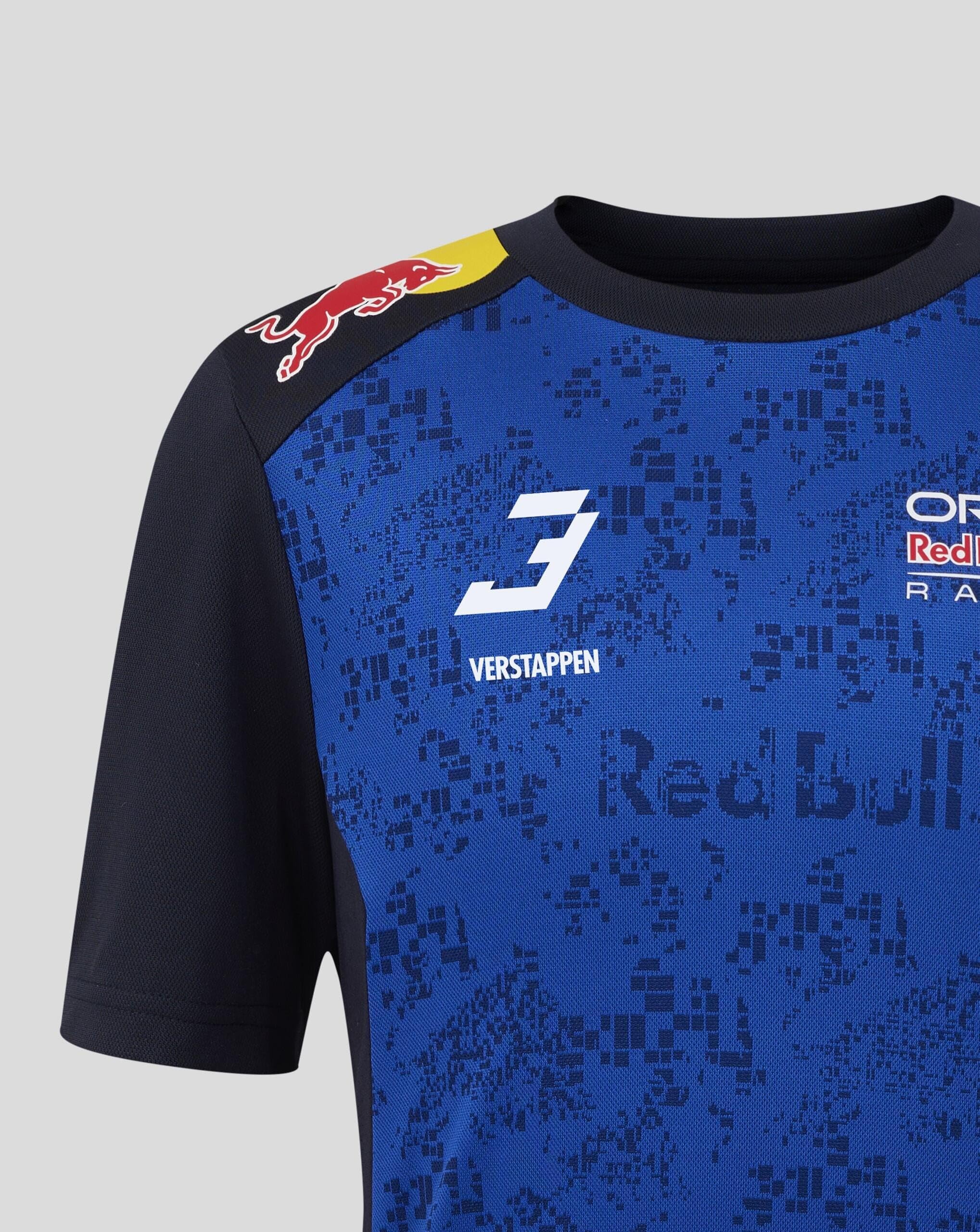 Red Bull Racing F1 Max Verstappen T-Shirt für Kinder, Blau/Marineblau