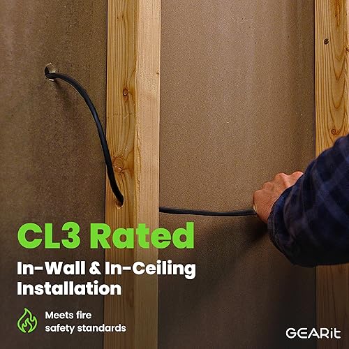 Miniatura 5 de GEARit Cable de altavoz para exterior CL3 clasificado, cable de altavoz calibre 16, cable de altavoz 250 pies para altavoces de exterior, patio, 16