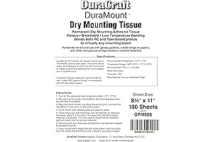 DuraCraft DuraMount Dry Mount Tissue: Preserve Memories with Precision