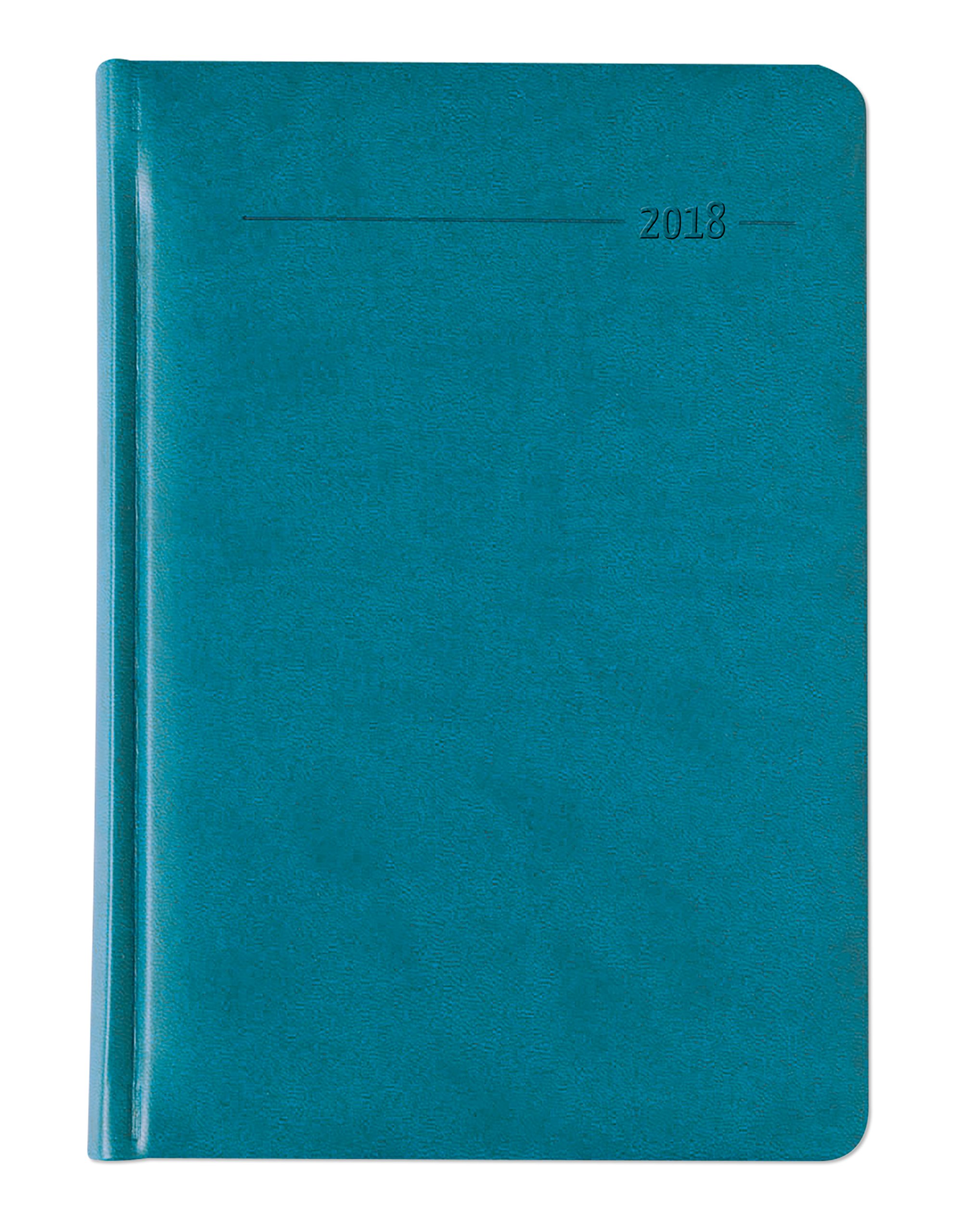 Agenda settimanale spiralata Tucson Turchese 2018 15x21 cm