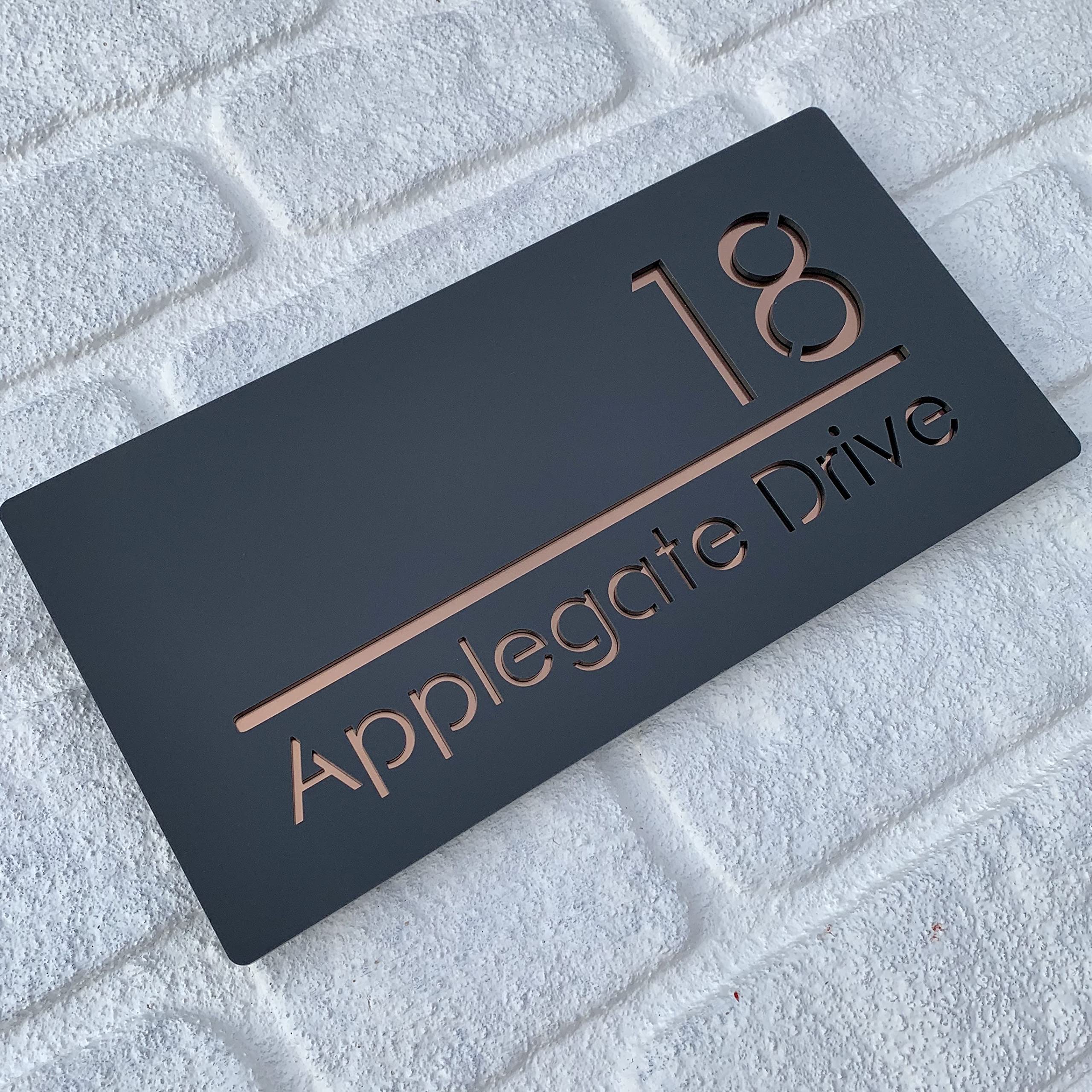 Name plate for home entrance | Wood Personalized NamePlate with 3D Letters | Door nameplates | Custom Name Plate For Home, Office and Outdoor Entrance | 15X30 cm | Wooden | Housewarming Gifts — Amazon image 8