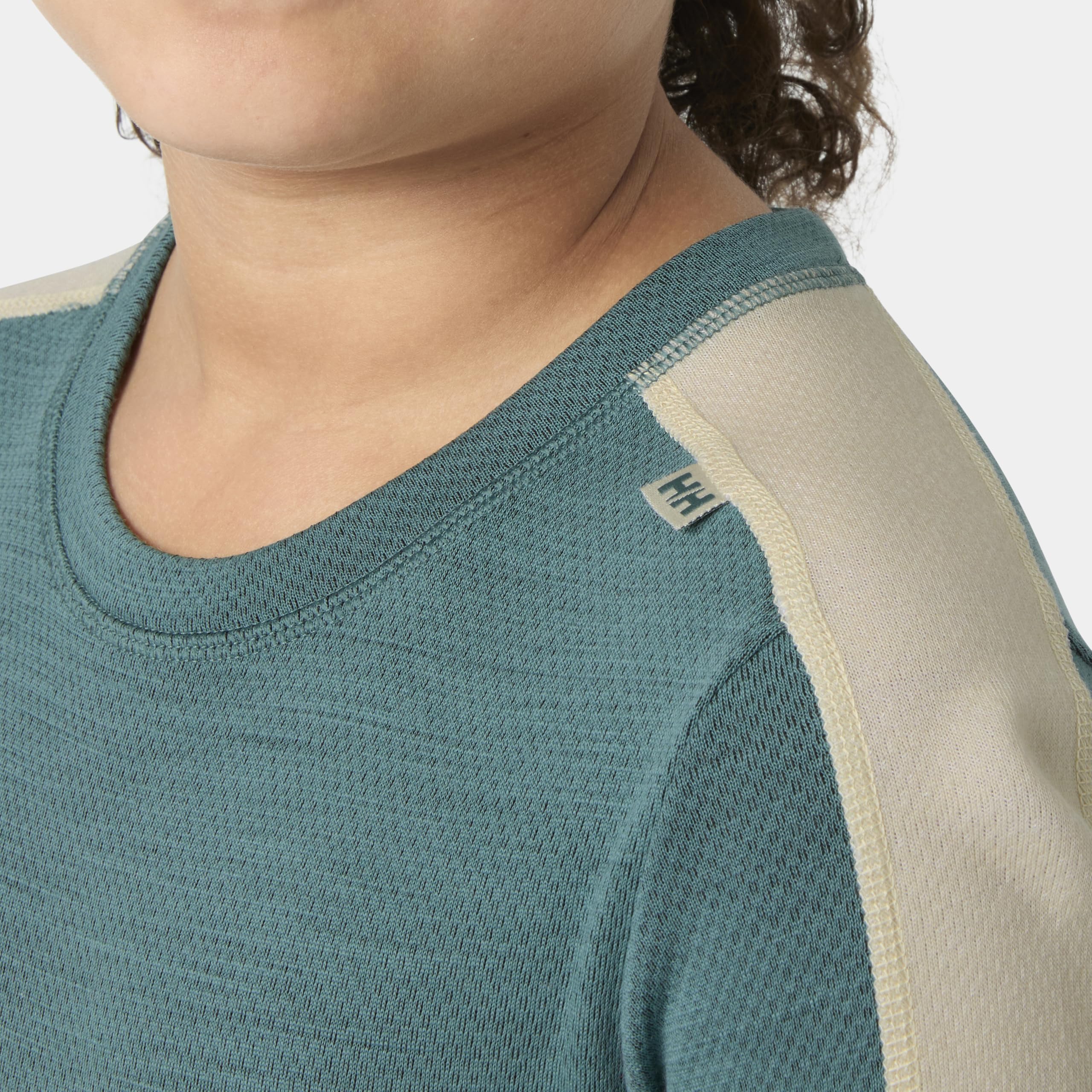 Helly Hansen Junior Unisex Jr LIFA Merino Midweight Set, Green, 9