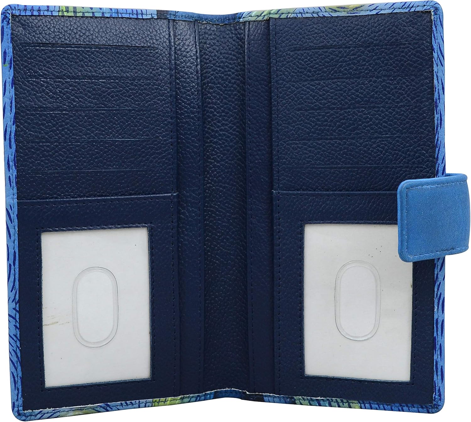 Anna by Anuschka Women's Hand Painted Genuine Leather Two Fold Organizer Wallet - Image 3