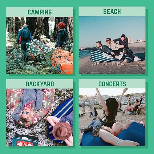 Miniatura 2 de Sofá inflable Chillbo Shwaggins. Estupendo sofá inflable. Moderniza tus accesorios de campamento. Por su fácil montaje es perfecto para el