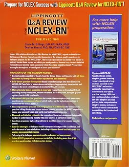 Lippincott Q&A Review for NCLEX-RN (Lippincott's Review For NCLEX-RN) (Lippincott's Review For NCLEX-RN)