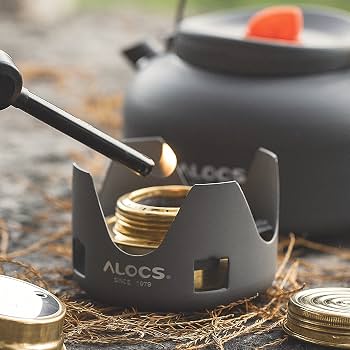 Amazon.com: ALOCS Mini Alcohol Stove, Ultralight Brass Spirit