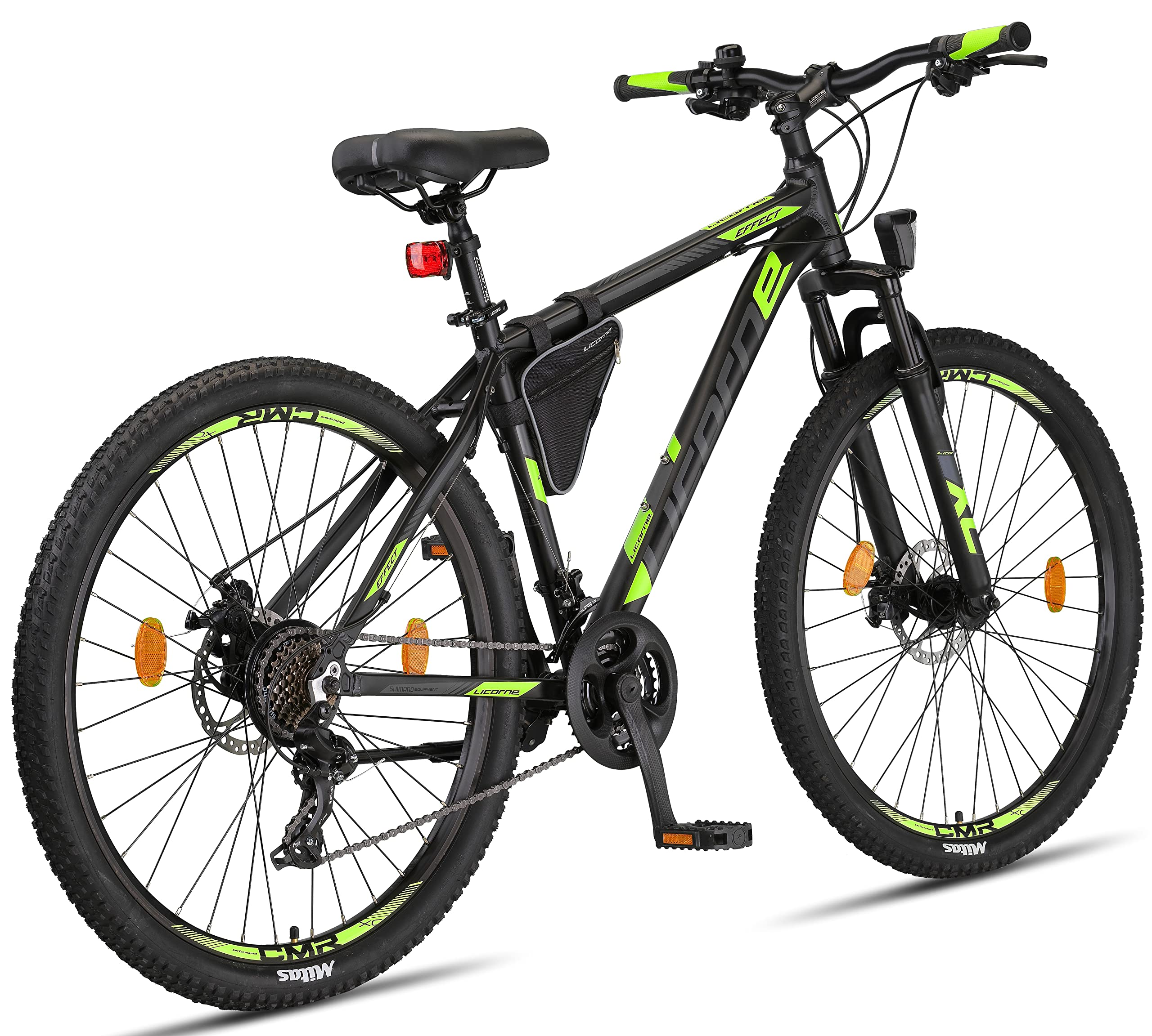 Licorne Bike Effect - Mountain bike in alluminio, con freno a disco, unisex, 21 marce