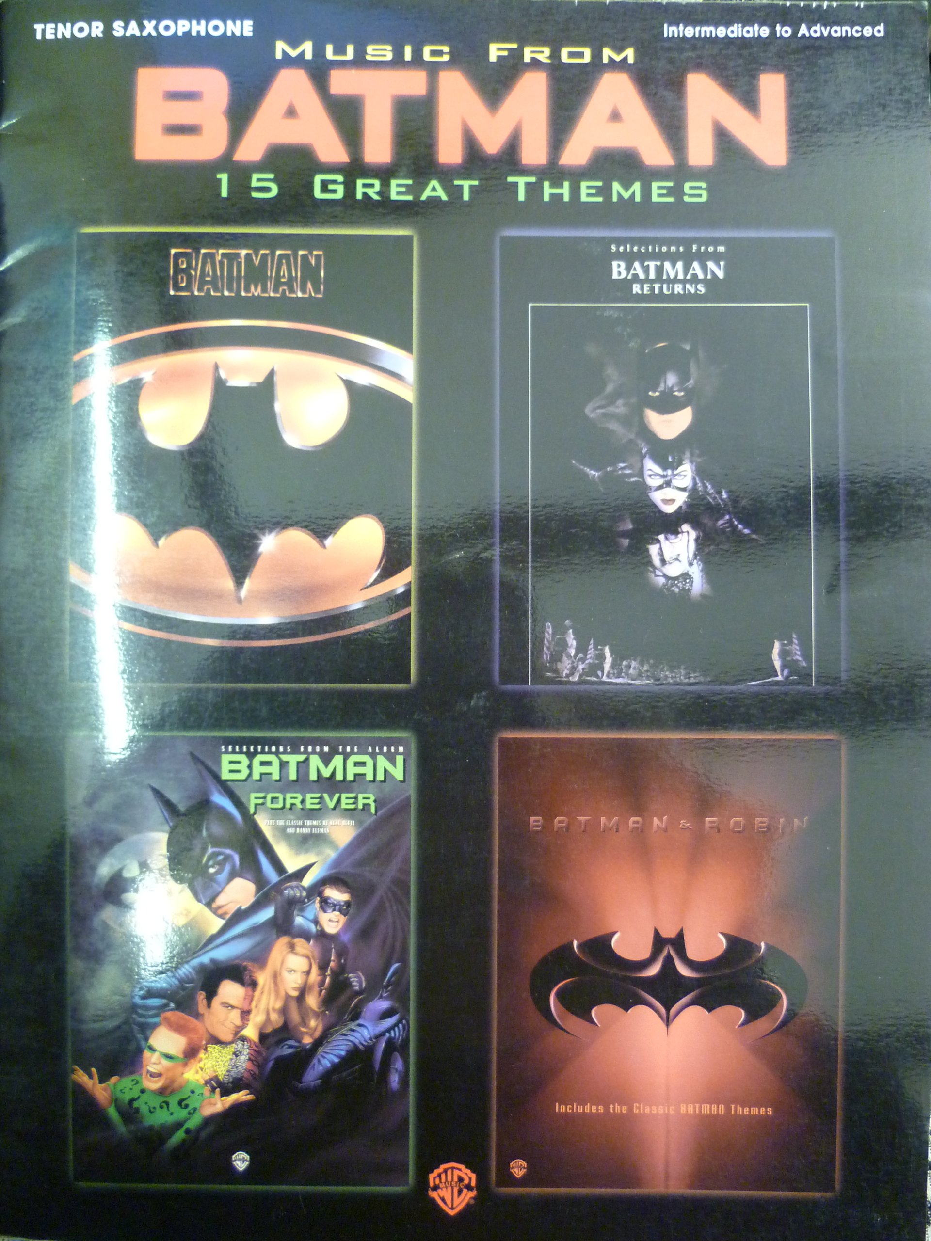 Music from Batman for Tenor Sax: 15 Great Themes