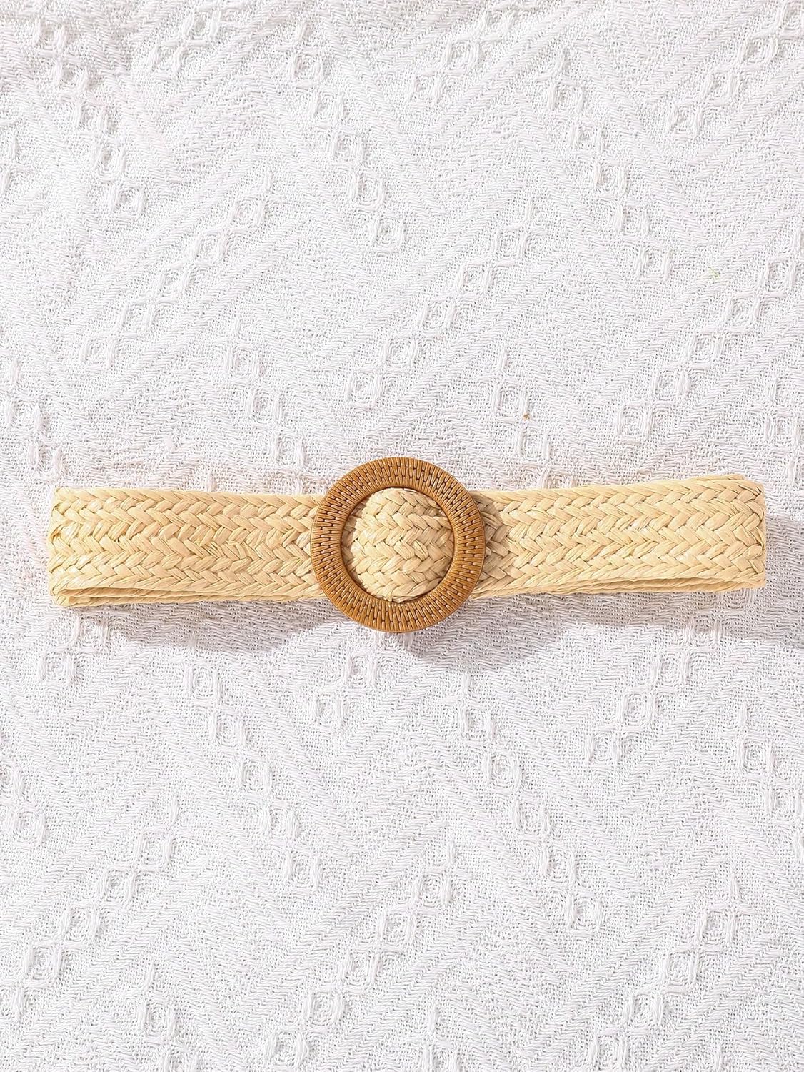 OYOANGLE Girl's Cute High Elastic Waist Frill Trim A Line Flared Swing Flowy Midi Skirt - Image 3