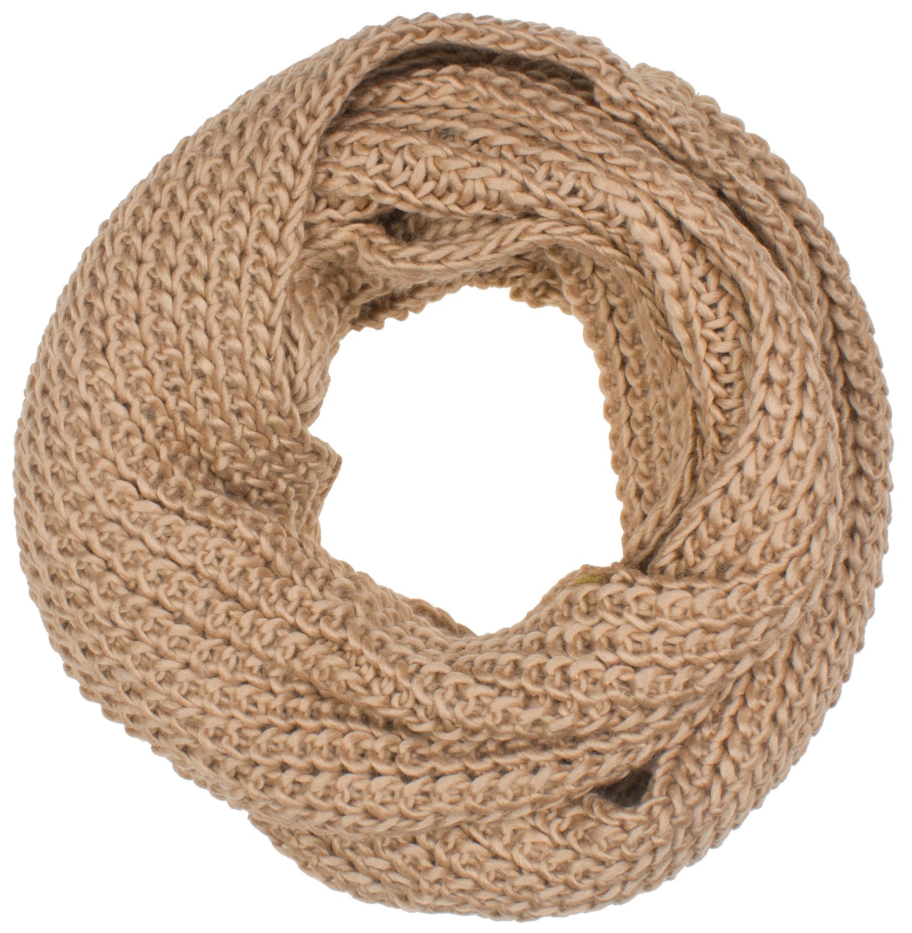 DRY77 Forever Chunky Thick Knitted Fashion Winter Eternity Infinity Loop Scarf