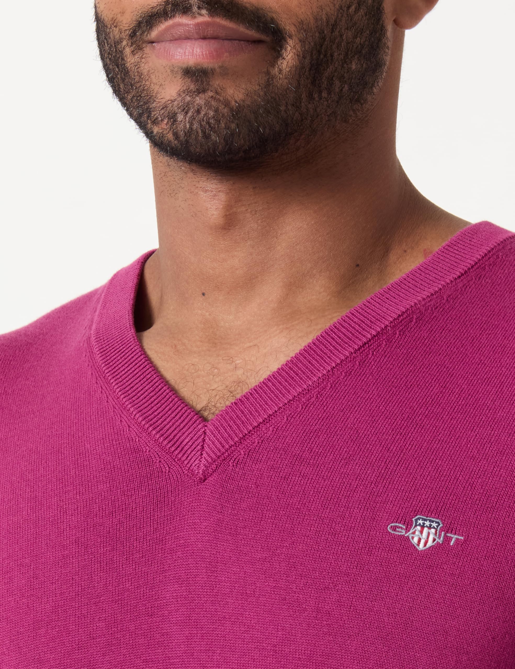 GANT Classic Cotton V-Neck Suéter Hombre