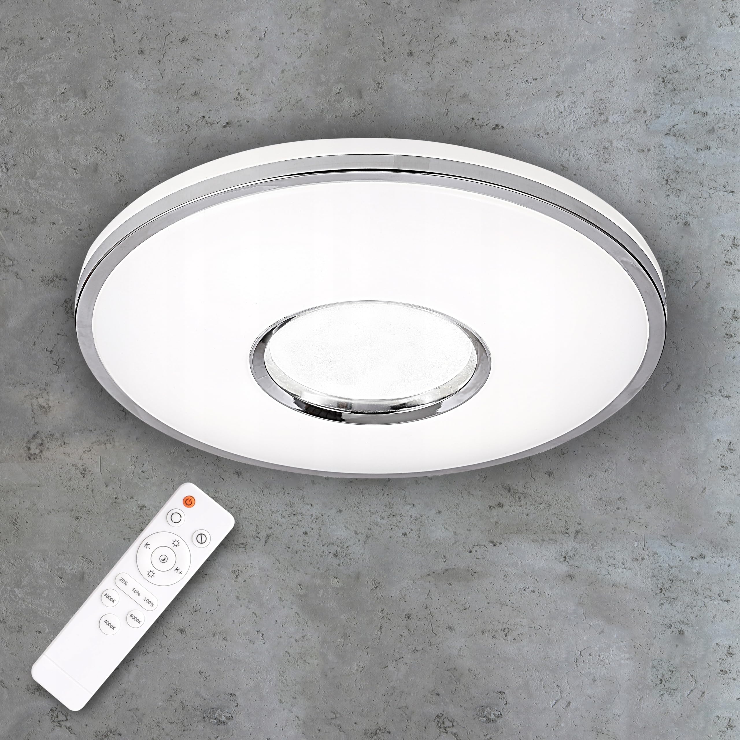 Plafón LED regulable LEON LED/24W/230V con mando a distancia