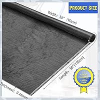 Vista 8 de Tudomro Tela de fibra de carbono de 10 x 12 pulgadas, hoja de fibra de carbono negra, tela pura de 2 x 2 pulgadas, tejido de sarga 3k/7.76 oz