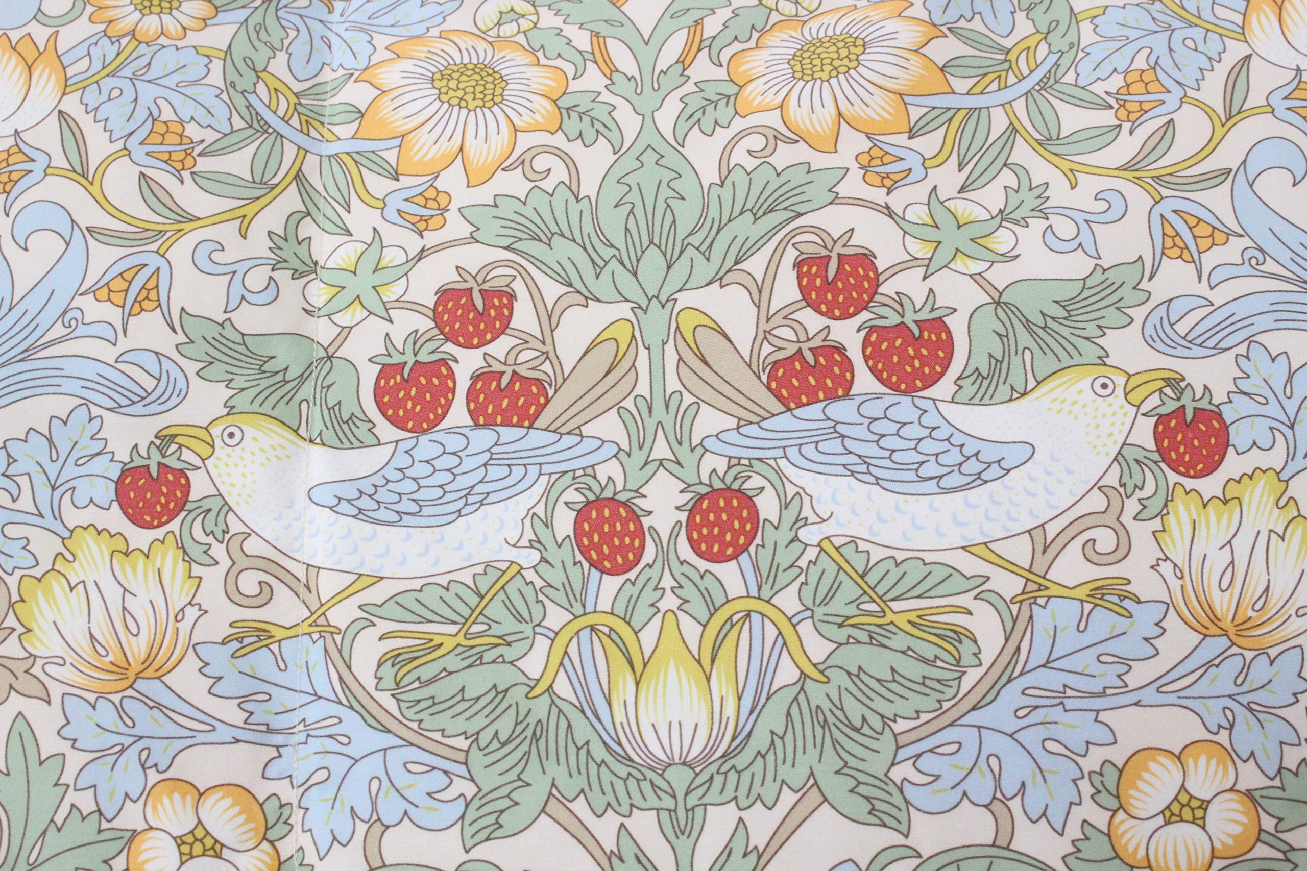 小杉商事羽毛肌掛け布団ブルー花柄